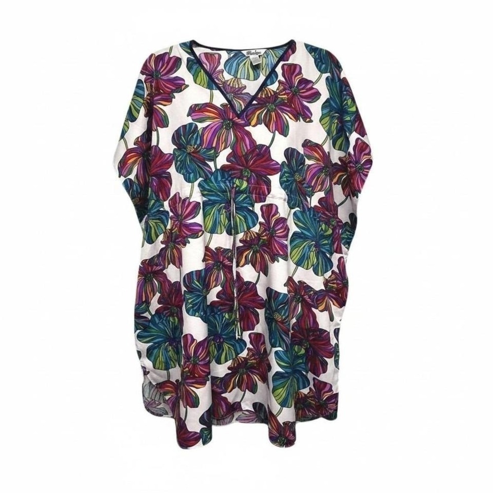 Winlar Kaftan Tunic‎ Top Floral Gardencore Grandmacore Coastal Grandma Mrs Roper